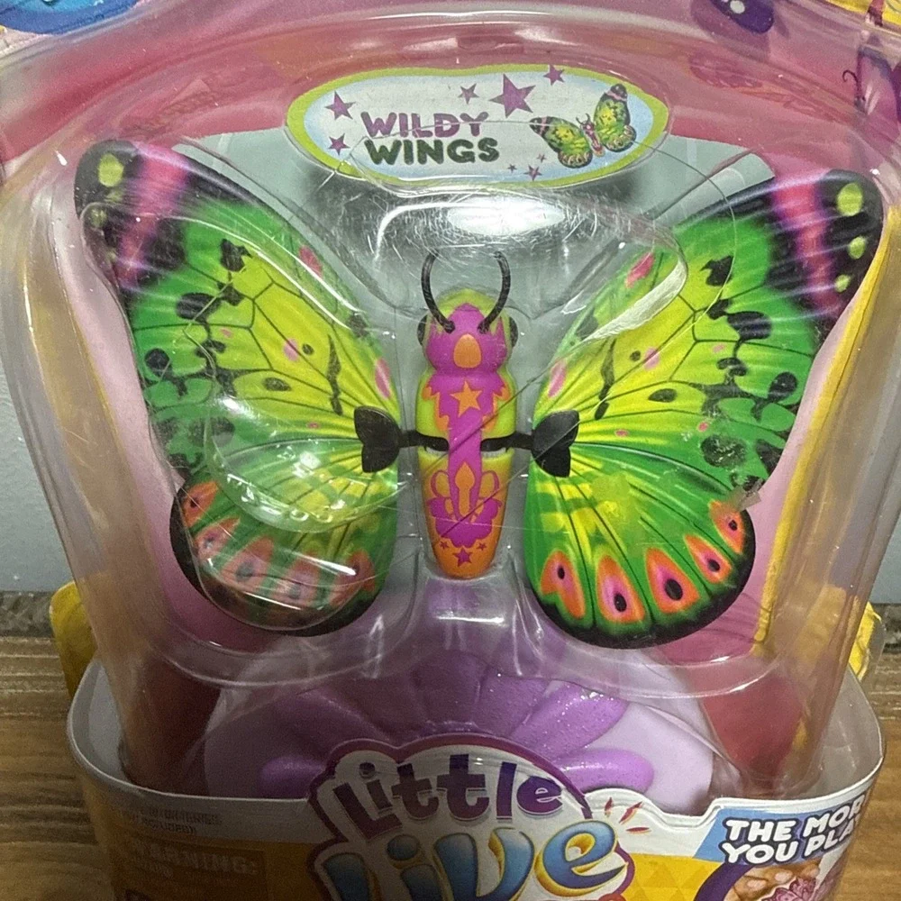 NEW Little Live Pets MY BUTTERFLY Green Wildy Wings Moose Toys 2013 read desc...